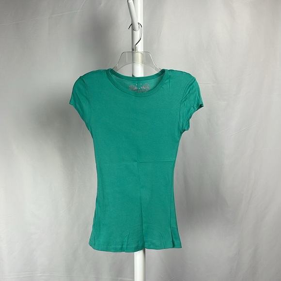 4 Pack Lightweight Layering Stretch Tees Red Yellow Pink Green T-Shirt Juniors S - Picture 8 of 12